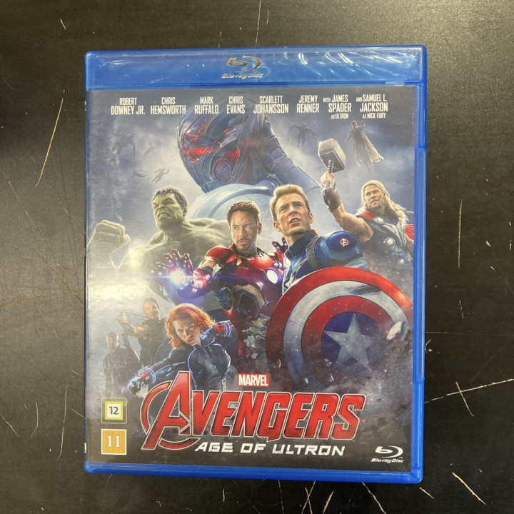 Avengers - Age Of Ultron Blu-ray (M-/M-) -toiminta/sci-fi-